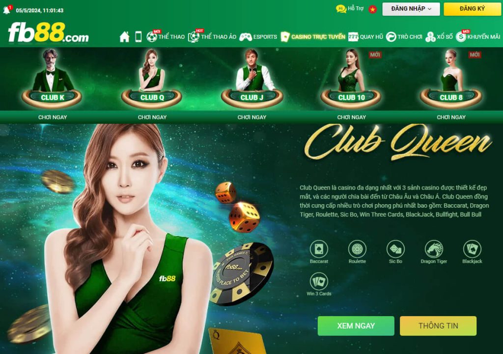 Giới thiệu khái quát về casino Fb88